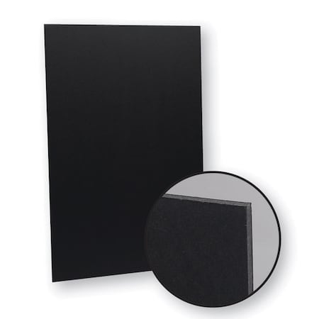 Flipside Foam Board, Black, 20" x 30", PK10 20308